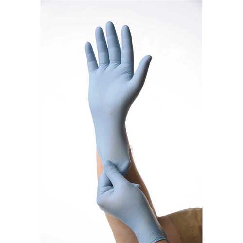 Powder-Free Nitrile Extra-Large Blue Exam Gloves - pack of 100