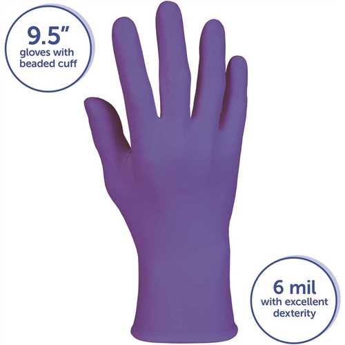KimberlyClark 55082 KimberlyClark Purple Nitrile Exam Gloves
