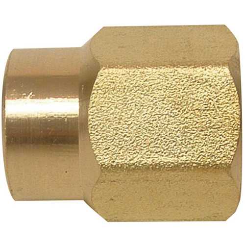 1/2 in. x 3/8 in. Lead-Free Brass FIP Coupling