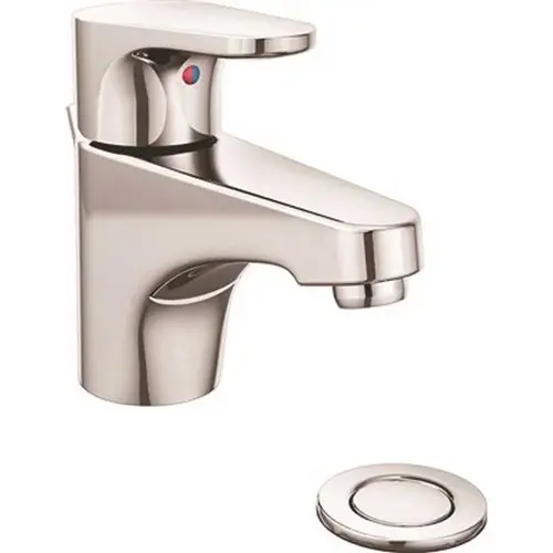 Edgestone Single Hole Single Handle Bathroom Faucet with Drain Assembly in Chrome