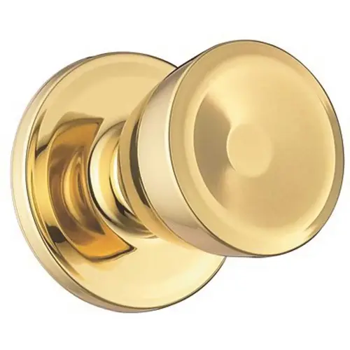 Weiser GAC101B3B6LS1R1 Beverly Polished Brass Hall/Closet Door Knob