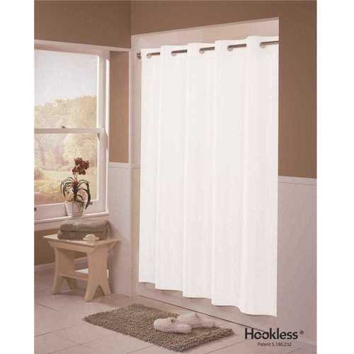 Englewood 71 in. x 77 in. White Shower Curtain - pack of 12