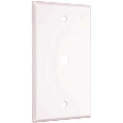 TAYMAC WW-C 1-Gang Standard TV/Coaxial Cable Wallplate, White