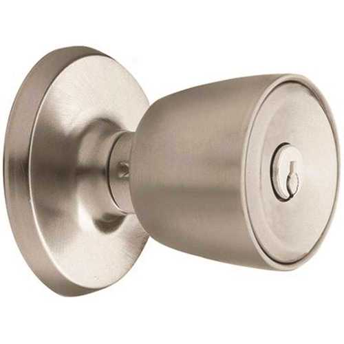 Weiser Lock GAC531 B26D WS B 6LR1 Beverly Satin Chrome Keyed Entry Door Knob