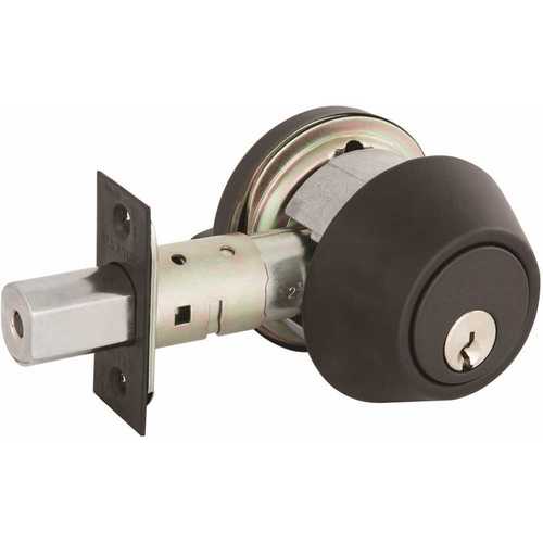 1600 GR2 US10B Single Cylinder Deadbolt SC1 Adjustable Backset Oil-Rubbed Bronze