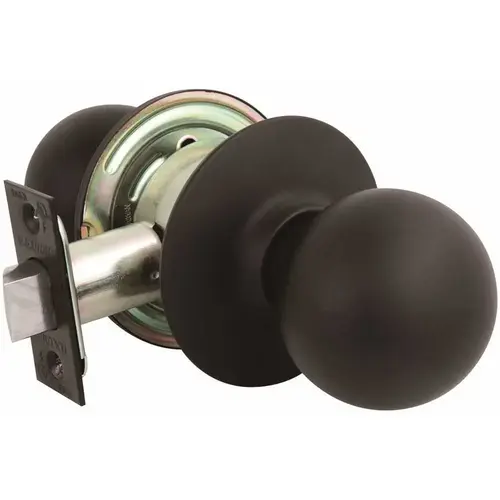 2010 GR2 Passage Hall/Closet Ball Door Knob US10B 2-3/8 in. Backset Oil-Rubbed Bronze