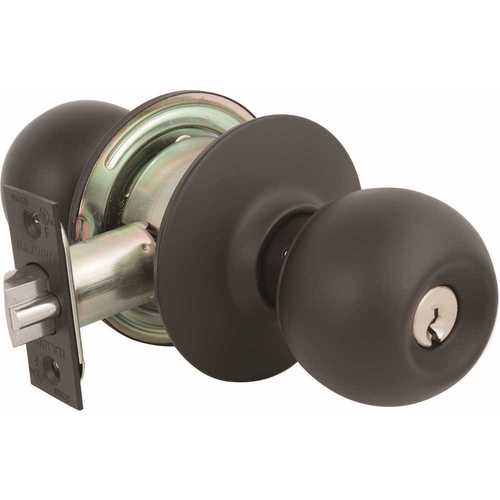 2010 GR2 Entrance Ball Door Knob US10B SC1 2-3/8 in. Backset Oil-Rubbed Bronze