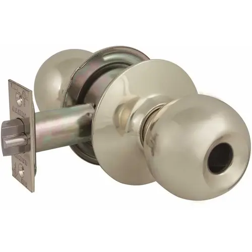 2010 GR2 Classroom 2-3/4 in. Backset US3 Ball Knob Less Cylinder Bright Brass