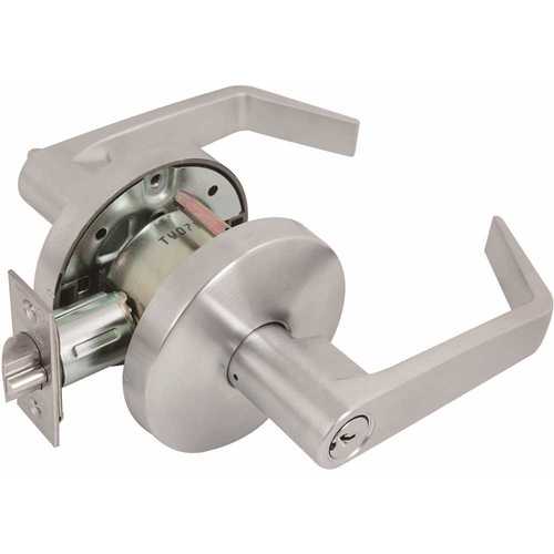 2050 GR2 2-3/8 in. US26D Backset Entrance Door Lever SC1 Satin Chrome