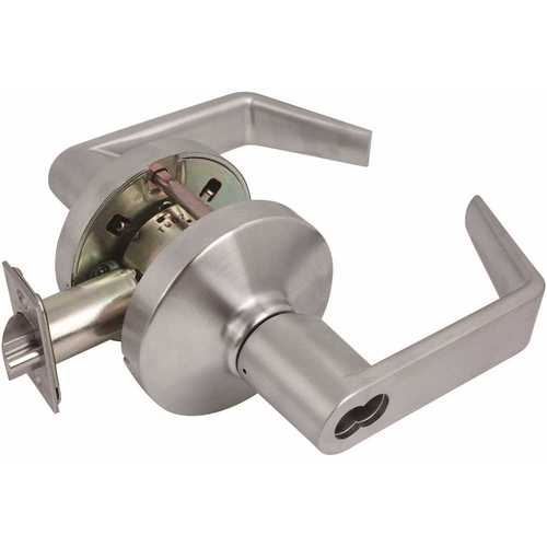 3000 GR1 2-3/4 in. Backset US26D Storeroom Lever SFIC Prep Clutched (Core Sold Separately) Satin Chrome