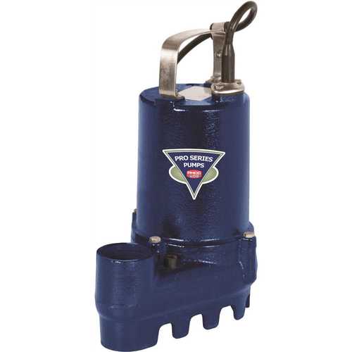 Pro Series Pumps S2033-NS 1/3 HP Cast Iron Submersible Sump/Effluent Pump