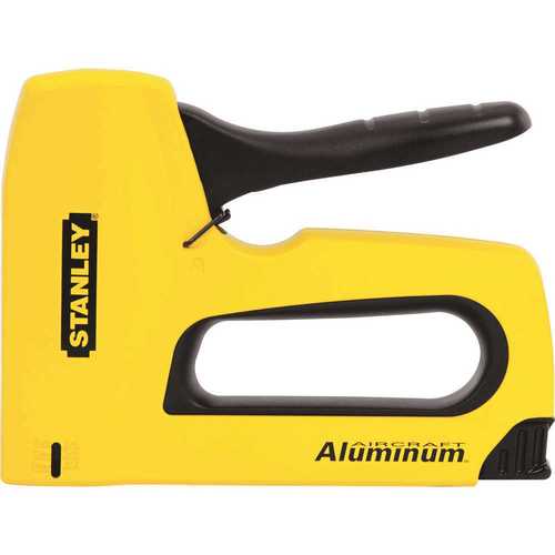 SharpShooter Series Staple Gun, 84 Magazine, 27/64 in W Crown, 1/4 to 9/16 in L Leg, Yellow