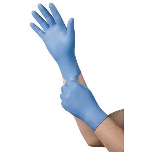 Ambitex 4 mil Large Blue Nitrile Powder-Free General Purpose Gloves - pack of 100