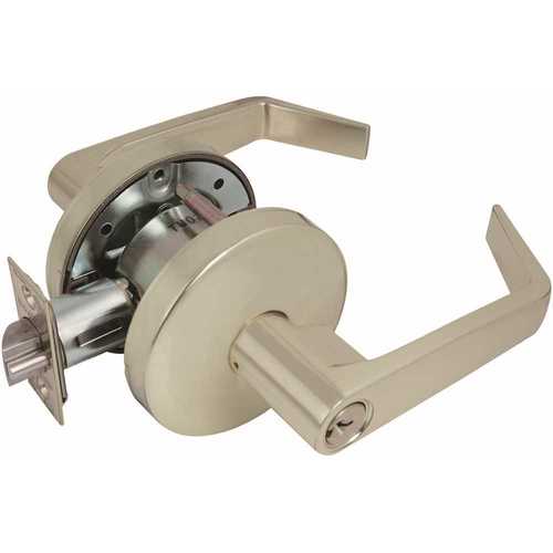 2050 GR2 2-3/8 in. Backset US3 Storeroom Lever SC1 Bright Brass