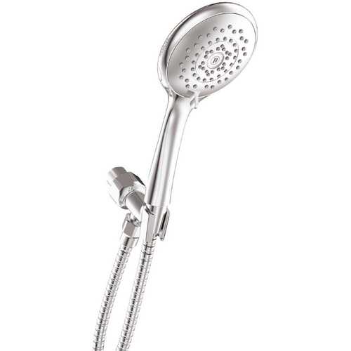 NIAGARA N9415CH-HH HealthGuard 5-Spray 4.5 in. 1.5 GPM with Removable Faceplate Handheld Shower Head in Chrome