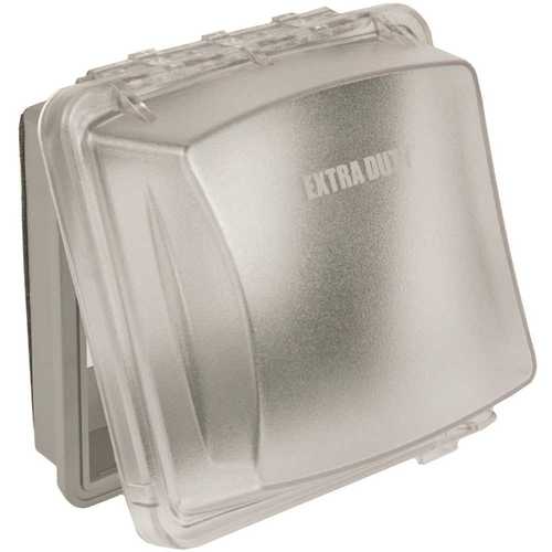 TAYMAC MM2420C 2-Gang Weatherproof Extra Duty In-Use Clear Cover