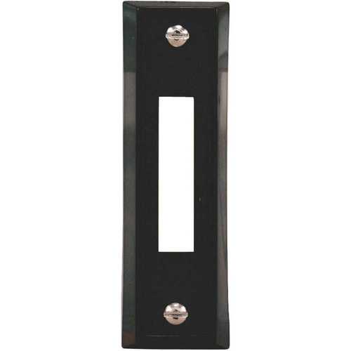 Hampton Bay HB-667-02 Wired Door Bell Push Button, Black