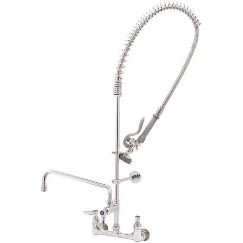 2-Handle Pull-Down Sprayer Kitchen Faucet with Add-On Faucet in Chrome