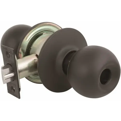 2010 GR2 Entrance Ball Door Knob US10B Less Cylinder 2-3/8 in. Backset Oil-Rubbed Bronze