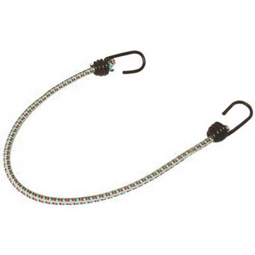 18 in. x 8 mm Bungee Cord with Hardened Hook - pack of 25