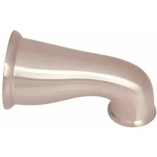 Non-Diverter Tub Spout Faucet in Brushed Nickel