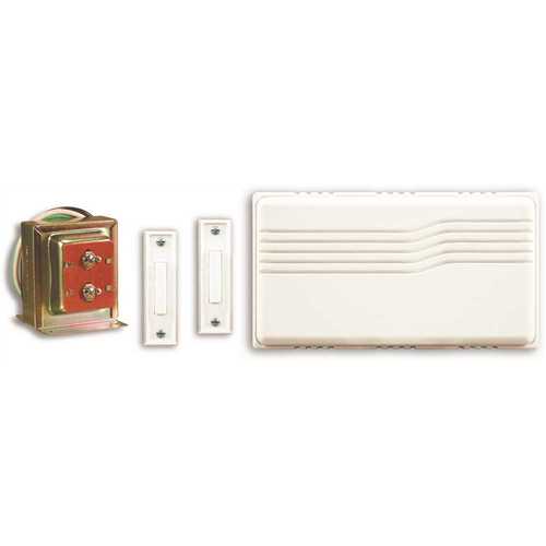Hampton Bay HB-27102-03 Wired Door Chime Contractor Kit White