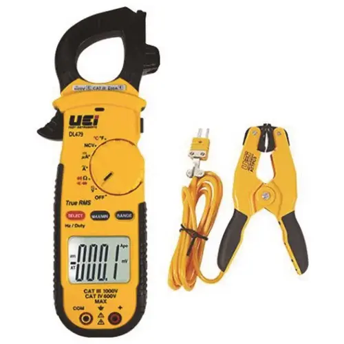 True RMS Clamp Meter with Pipe Clamp Probe