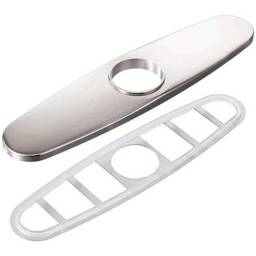 Align 10.27 in. x 2.45 in. Escutcheon Plate in Chrome