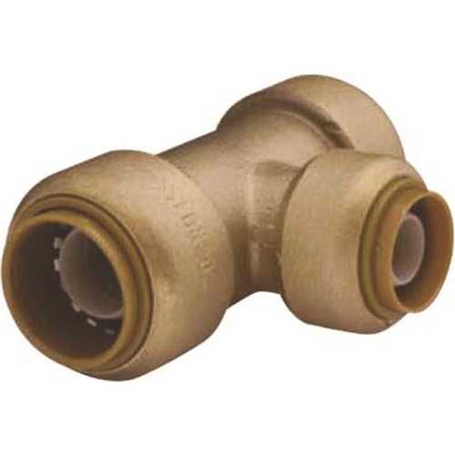 Cash Acme U360LF 3/8 in. (1/2 in. O.D.) Brass Push-to-Connect Tee