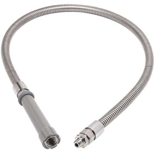 Stainless Steel 44 in. Flexible Hose with Fisher Adapter