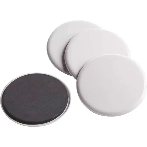 5 in. Dia Beige Furniture Sliders Round - pack of 4