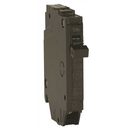 General Electric GETHQP115 Feeder Circuit Breaker, Type THQP, 15 A, 1 -Pole, 120/240 V, Plug Mounting