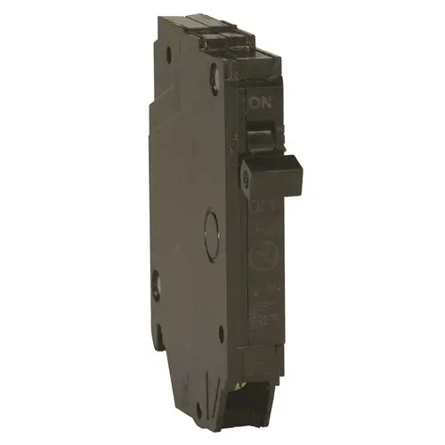Feeder Circuit Breaker, Type THQP, 15 A, 1 -Pole, 120/240 V, Plug Mounting Black