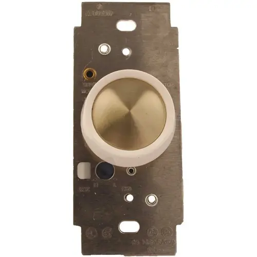 5-Amp Trimatron Single Pole Full Range Rotary Fan Speed Control, White