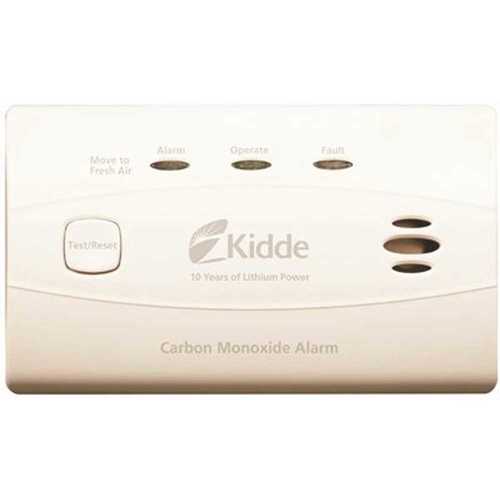Worry Free 10-Year Lithium Battery Carbon Monoxide Detector