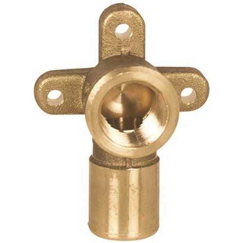 Sioux Chief 647-CG2E3PK1 1/2 in. CPVC x 1/2 in. FIP 90-Degree Drop Ear Elbow Lead Free Brass