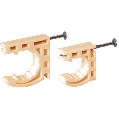 IPS Corporation 82855 Half Clamp with Preloaded Nail 3/4 in. CTS Beige/Tan - pack of 50