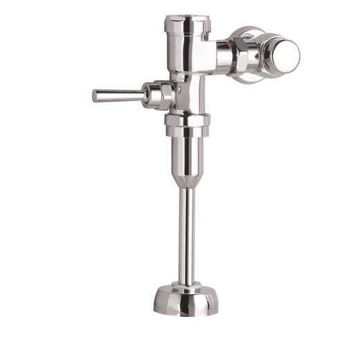 Manual 1.0 GPF Flush Valve for 0.75 in. Top Spud Urinal in Polished Chrome Brass