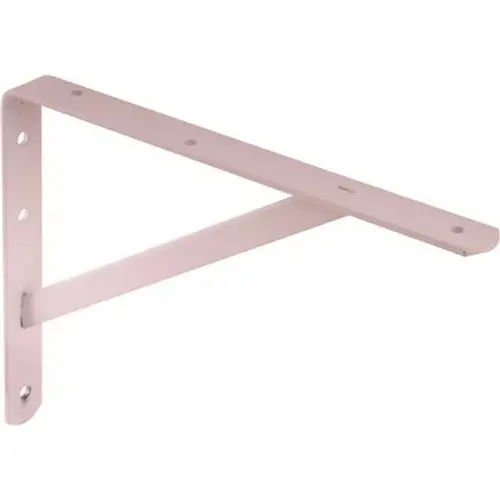 12 in. x 9 in. Steel Shelf Bracket White