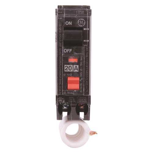 GE THQL1120GF 20 Amp Single Pole Ground Fault Breaker
