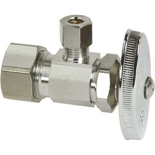 BrassCraft OCR09X C 1/2 in. Nominal Compression Inlet x 1/4 in. O.D. Compression Outlet Multi-Turn Brass Angle stop
