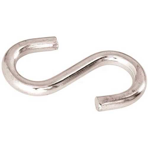 MIBRO 454461 3/16 in. Zinc-Plated S-Hook Metallic - pack of 3