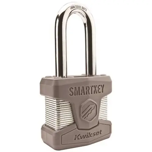 2 in. Padlock with SmartKey Security Satin Chrome