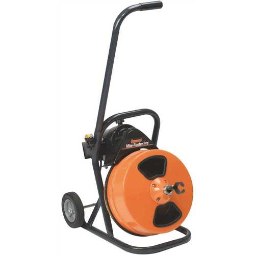 3/8 in. x 75 ft. Mini-Rooter Pro Floor Model Drain Cleaning Machine