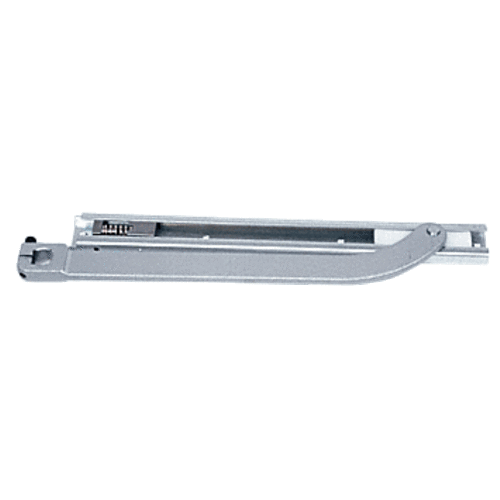 CRL CRL8020V0XAL Aluminum Offset Arm Assembly with Surface Mount Type Slide -Track for 9/16" Deep Rail