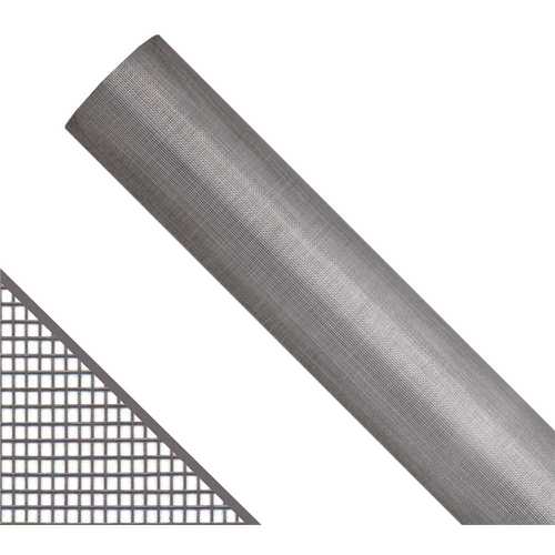 New York Wire FCS8847-M Insect Screen, 100 ft L, 48 in W, Fiberglass, Gray