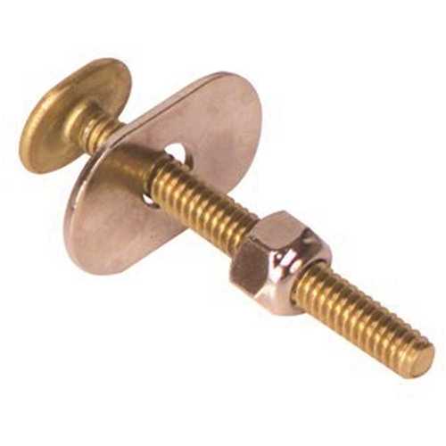 1/4 in. x 3-1/2 in. Brass Toilet Bolt