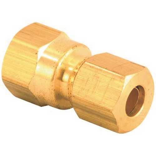 5/8 in. x 1/2 in. Lead Free Brass Compression Female Adapter