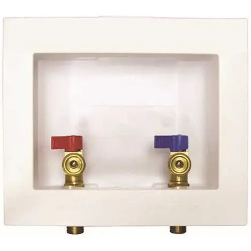 Proplus 90312 Washer Outlet Box with Valves