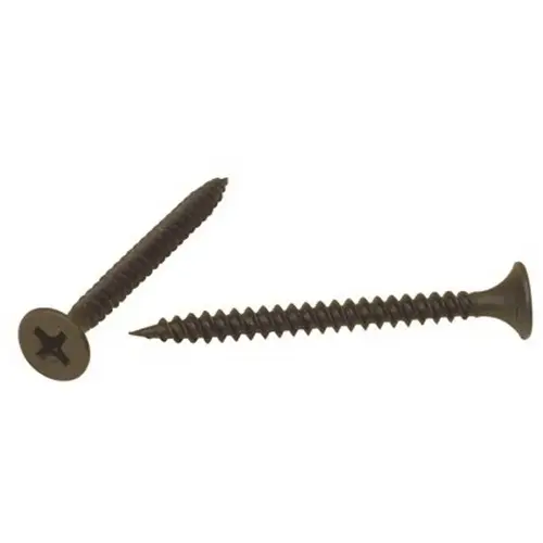 #6 x 2 in. Phillips Drive Bugle Head Drywall Screws Black - pack of 100